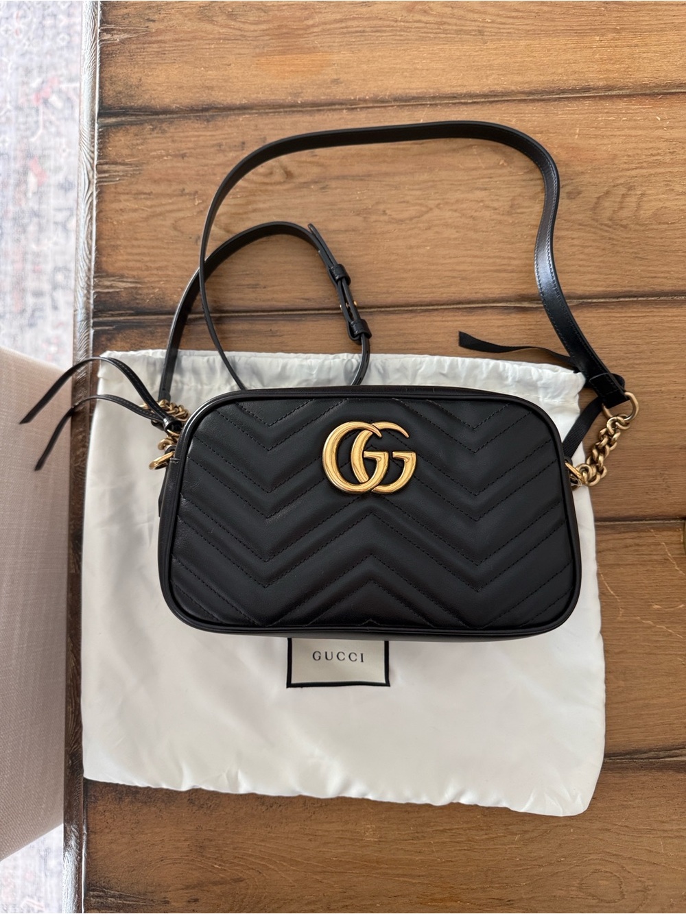 Gucci Marmont Matelasse Camera Bag